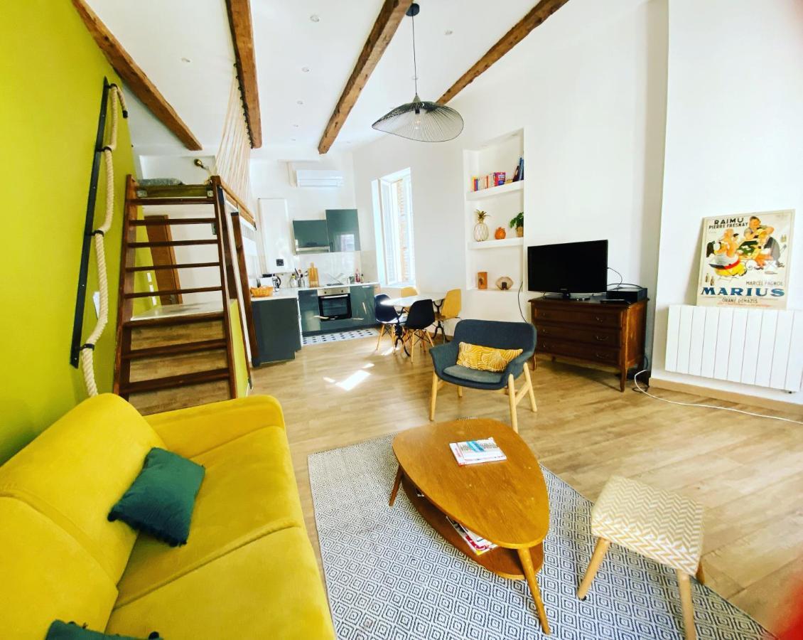 Vaste Et Charmant Loft Climatise Au Coeur De Marseille Eksteriør billede